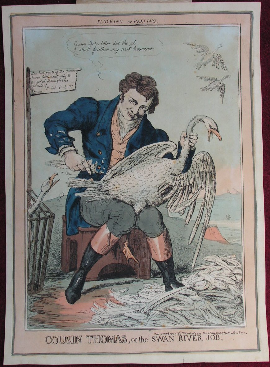 Etching - Cousin Thomas, or, The Swan River Job - Seymour